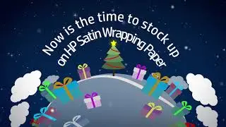 Avoid holiday “Shipageddon” – Stock up on now on HP Satin Wrapping Paper!