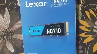 Lexar NQ710 Nvme Ssd Unboxing ft. Pcie 1x to Nvme adapter speed test