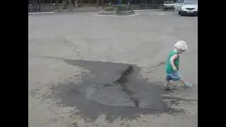 Петя Гусев и лужа