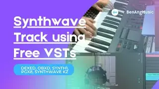 Writing a Synthwave track in one session with free VSTs in Ableton (808 to 909 Challenge 10.08.2021)