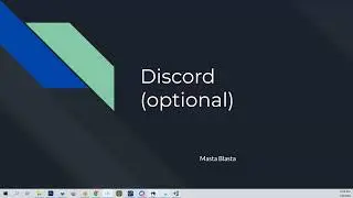 Getting Started - Discord (optional)