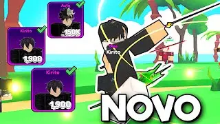 NOVO MELHOR SIMULATOR DE ANIME NO ROBLOX 2024