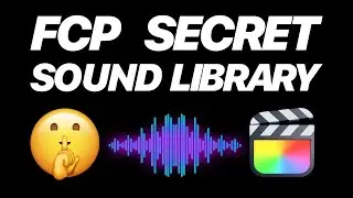 Final Cut Pro Sound Effect Library Tutorial