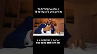 Gracias Karol G. Aún que no duro mucho.