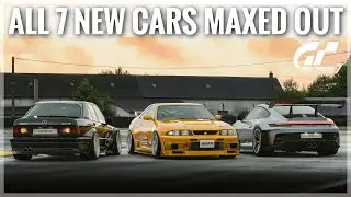 New Sounds & Cars in GT7! Fully Build 400R, LFA, 992 GT3RS, 190E & More