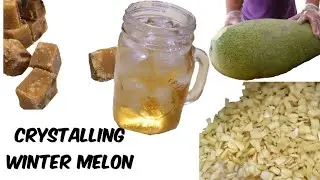 How to make winter melon drink #fruitcutting #fruittea