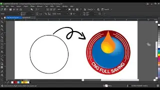 Learn Coreldraw Simple Techniques with Doctor Design - CNG logo