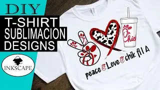 Sublimation Designs on Inkscape: How to Create Your Own T-Shirt Designs in Inkscape for BEGINNERS.