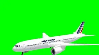 Airplane green screen effects video // Gn screen