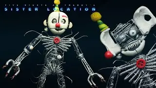 😱 ENNARD 😱 FNAF SISTER LOCATION ✯ Posable Figure ➤ Polymer Clay ➤ Porcelana Fría