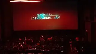 legend fdfs mass celebration with Actor robo sankar in Kamala cinemas