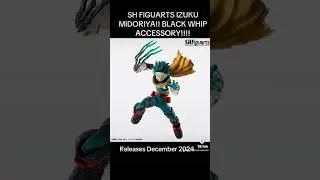 SH FIGUARTS IZUKU MIDORIYA COMES WITH A BLACK WHIP ACCESSORY!! #mha #deku #shfiguarts #actionfigures