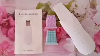 Ultrasonic Ionic Scrubber. Peeling, Pore Cleansing and Facial Massage Device. CPJ-618 #75