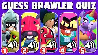 Guess Brawler by Voice and Unlock Sound ✅ | Brawl Stars Quiz 🔥