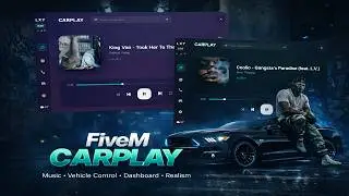 FiveM CarPlay – Premium In-Vehicle Music System | YouTube Music, Spatial Audio