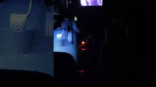#доработка #салон #веста  Подсветка ног в салон на Весту