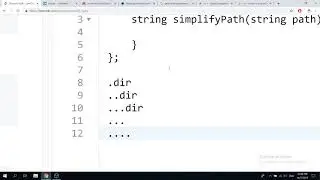 LeetCode 71 Simplify Path intuition