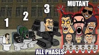 Friday Night Funkin' Vs Skibidi Toilet | ALL PHASES - (New Skibidi) FNF Mod