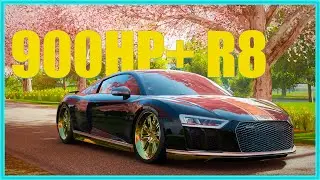 900bhp Twin-Turbo Audi R8 V10 Plus - Forza Horizon 4 | Gameplay & Cinematic Record