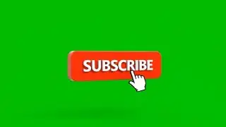 50 Subscribe GreenScreen - 4K Minimalist YouTube Subscribe Button Animations Pack 