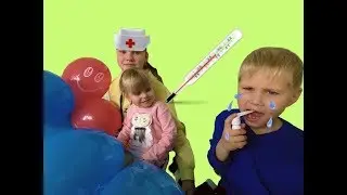 Даниэль заболел или притворяется?  Лера как Доктор видео для детей