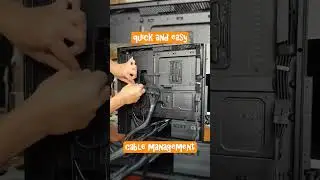 @NZXTglobal H5 Flow Cable Management #cablemanagement #nzxt #nzxth5flow #shorts
