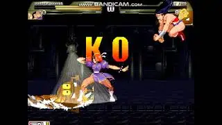 Mugen: Wonder Woman & Chun-Li VS. Coconut Fred
