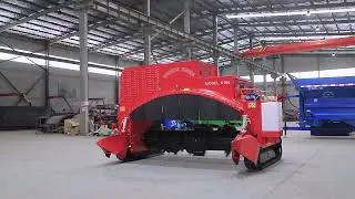 Self-propelled Crawler Windrow Compost Turner Product highlights