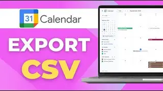 How to Export Google Calendar to CSV