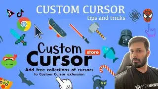Use Custom Cursor On Chrome Browser | Cursor For Fun | Tiktok Cursor