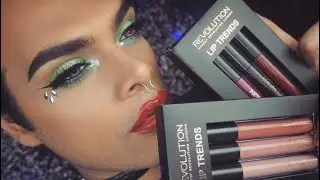 MAKEUP REVOLUTION LIP TRENDS 2017 (Nude & Vamp)