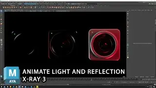 How to use X-Ray 3 for Realtime Rendering Animations in Maya - Animate Light and Reflection