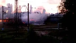 Горит вагоноремонтный завод. Харьков, одесская. 15.07.2017