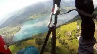 Susanne Getting Airborne - First Tandem Flight August 2011 (Switzerland)
