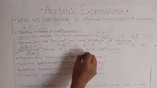 Mathematics :Algebraic Expressions