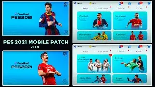 Pes 2021 Mobile Snow Patch (v5.1.0) - New Startscreen, Menu Graphics, National Teams, ISL & More