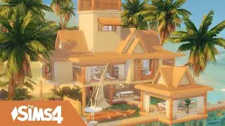 Dreamy MALDIVES VILLA🏝️✨ | SIMS 4 | Stop Motion Speed Build ⏩| No cc