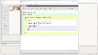 Java Programming   BlueJ Environment   Identify the Number as Even or Odd