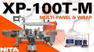 Multi-Panel & Full Wrap Around Label Applications on Various  Round and Square Plastic Containers