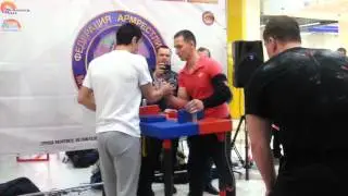 Чемпионат Мурманска по армрестлингу в.к. до 75 кг
