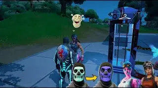 Toxic Player Reacts To Fake OG Turning Into The RAREST SKINS In Fortnite! (Party Royale)