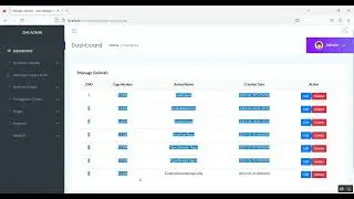 Zoo Management System in PHP Application Projects