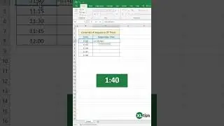 Generate a Sequence of Times in Excel: Simple Methods to Create a Range of Times
