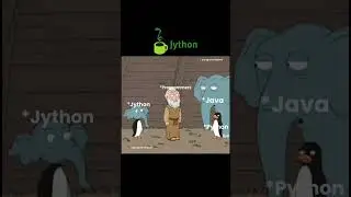 java + python = Jython  😁 #python #java #funny #coder #codinglover #javascript #trending