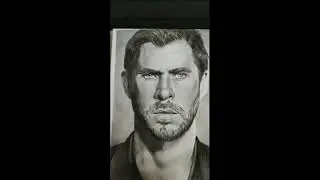 Chris Hemsworth Drawing | Thor | Realistic Artwork | Arav Giakar