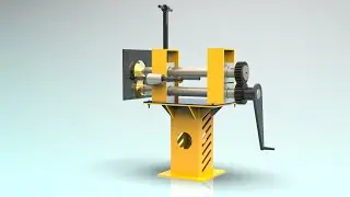 Solidworks Tutorial # 215 How to Design Swaging Machine in Solidworks  by SW Easy Design