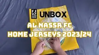 Unboxing Al Nassr  home jersey 2023 (Ronaldo nameset)