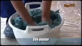 Жидкие обои SILK PLASTER мастер класс по нанесению!
