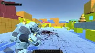 Unity 3d Space Game - Test - 005 - Third Person Shooting _Bloody