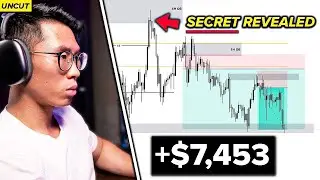 How I made $7,453 trading in 1 day | Uncut Trading EP4
